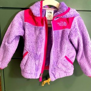 The North Face Pjnk & Purple Full-Zip Infant Hooded Fleece Jacket (6-12 months)